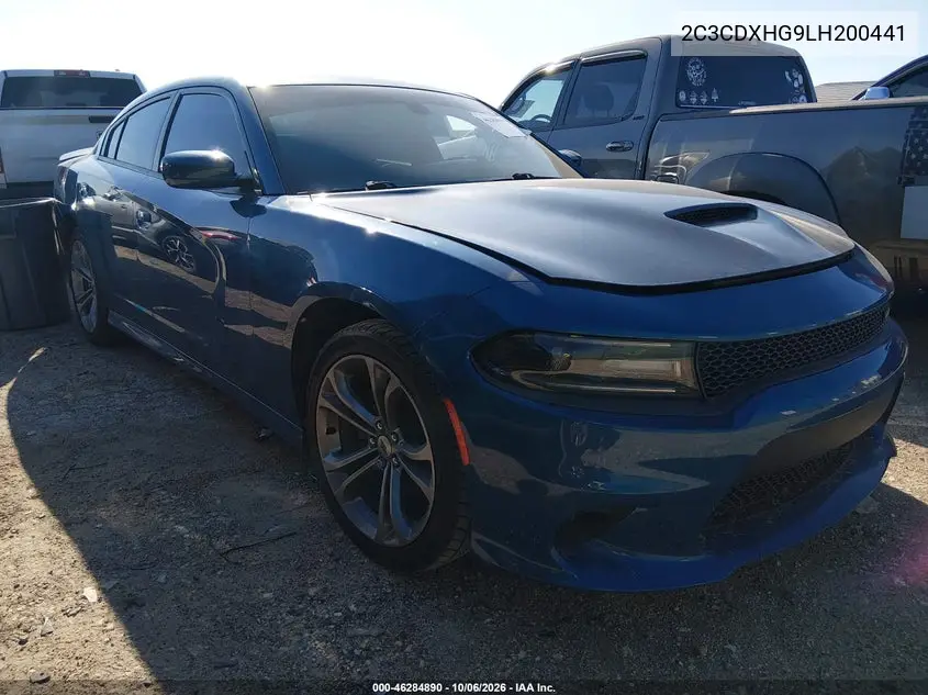 DODGE CHARGER 2020, VIN 2C3CDXHG9LH200441