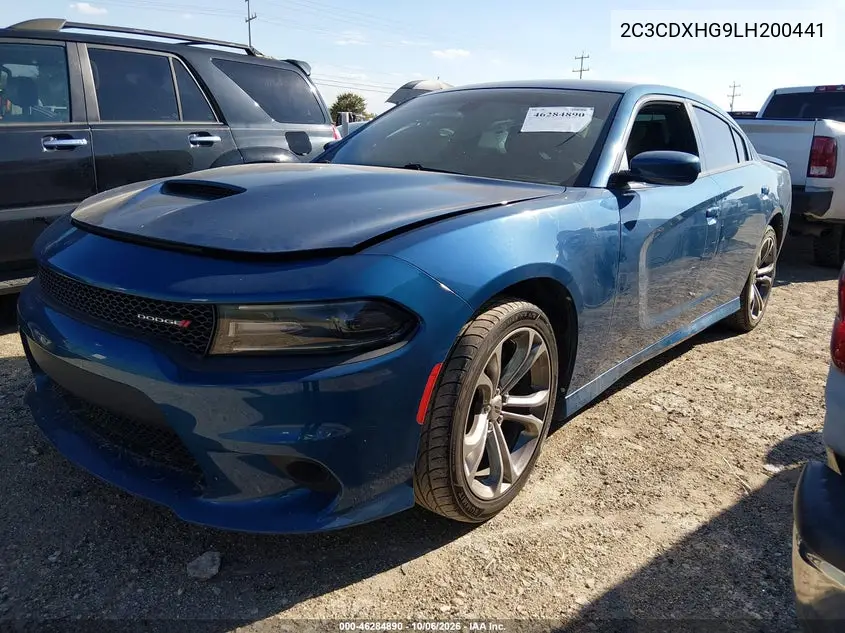 2020 DODGE CHARGER VIN 2C3CDXHG9LH200441 — фото 2