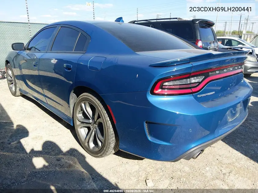 2020 DODGE CHARGER VIN 2C3CDXHG9LH200441 — фото 3