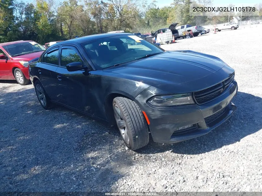 DODGE CHARGER 2020, VIN 2C3CDXJG2LH105178