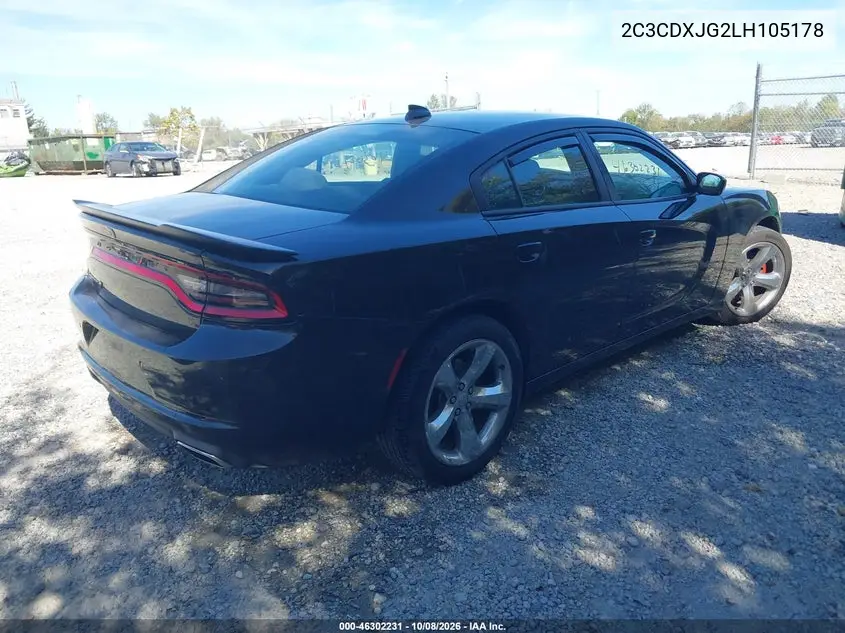 2020 DODGE CHARGER VIN 2C3CDXJG2LH105178 — фото 4