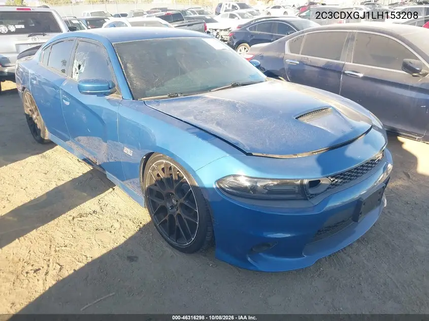 DODGE CHARGER 2020, VIN 2C3CDXGJ1LH153208