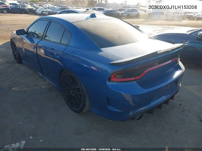 2020 DODGE CHARGER VIN 2C3CDXGJ1LH153208 — фото 3