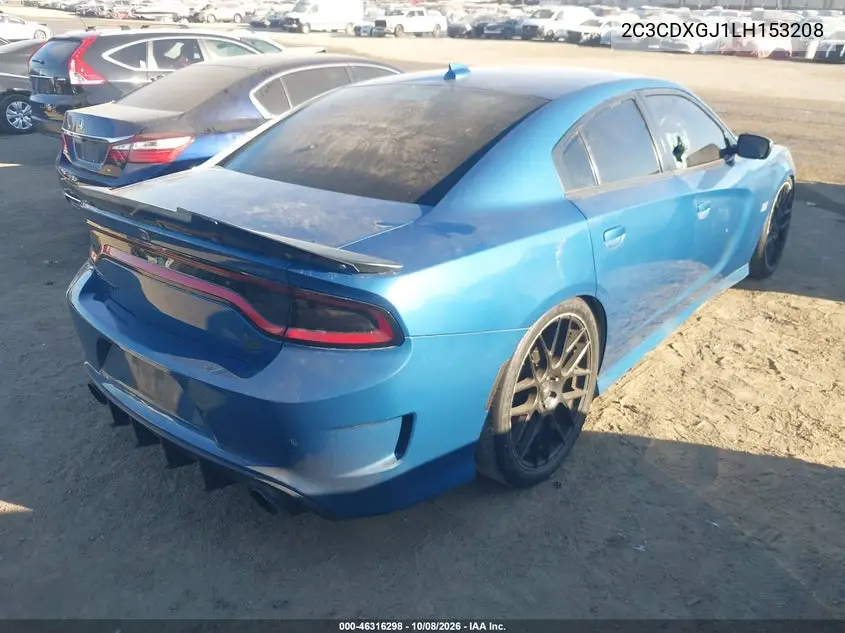 2020 DODGE CHARGER VIN 2C3CDXGJ1LH153208 — фото 4