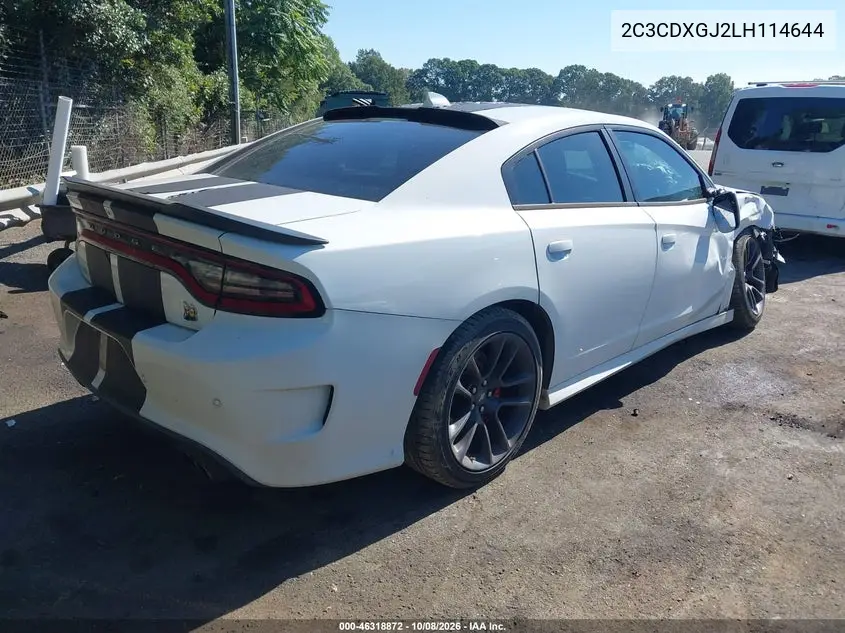 2020 DODGE CHARGER VIN 2C3CDXGJ2LH114644 — фото 4