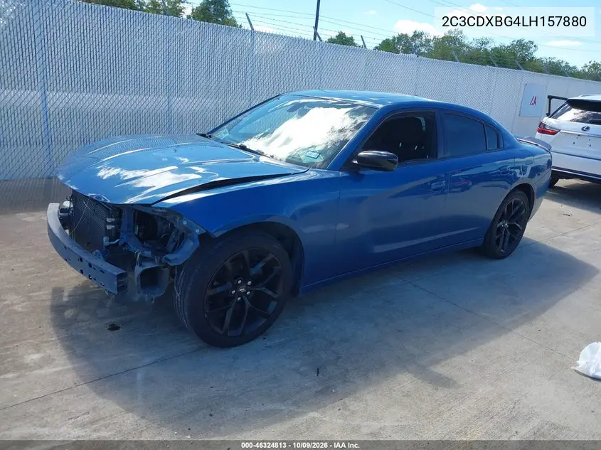 2020 DODGE CHARGER VIN 2C3CDXBG4LH157880 — фото 2