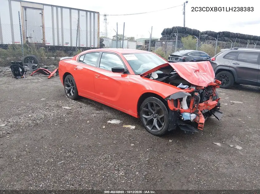 DODGE CHARGER 2020, VIN 2C3CDXBG1LH238383