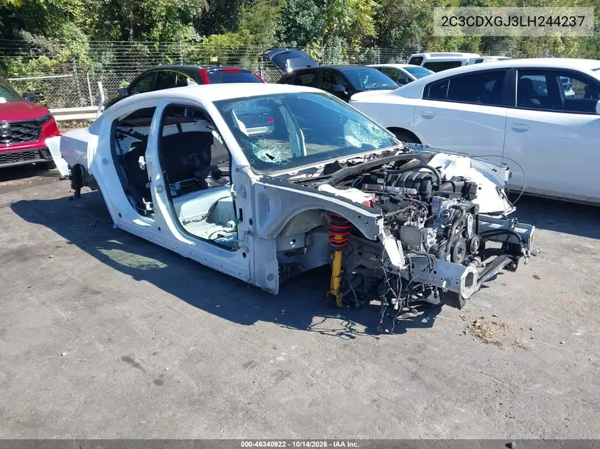 DODGE CHARGER 2020, VIN 2C3CDXGJ3LH244237