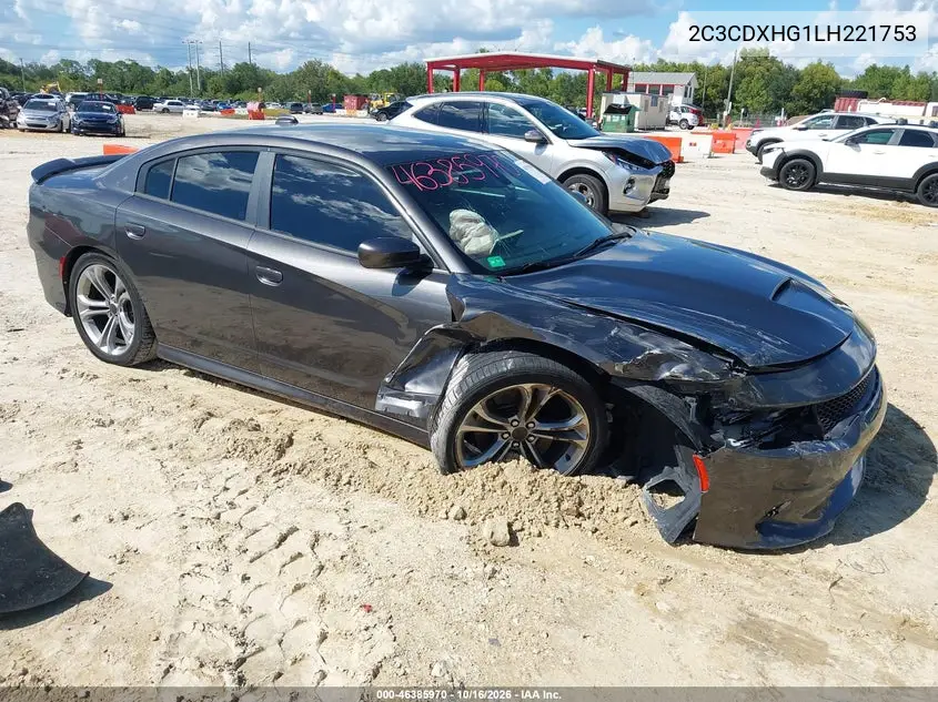 DODGE CHARGER 2020, VIN 2C3CDXHG1LH221753