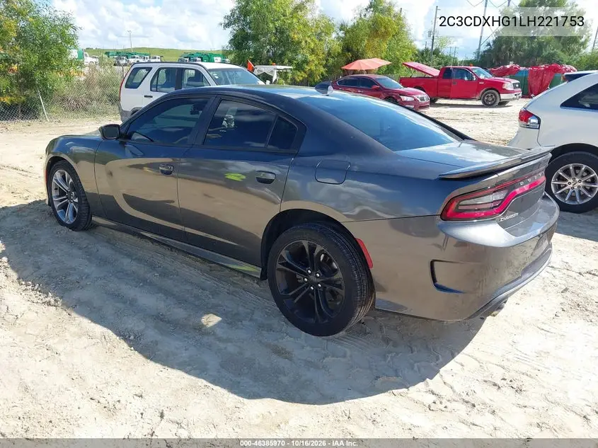2020 DODGE CHARGER VIN 2C3CDXHG1LH221753 — фото 3