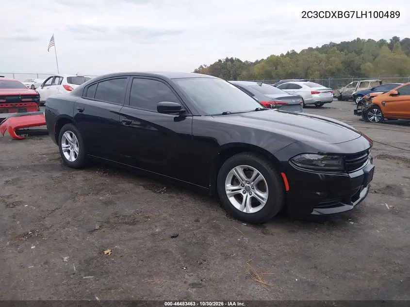 DODGE CHARGER 2020, VIN 2C3CDXBG7LH100489