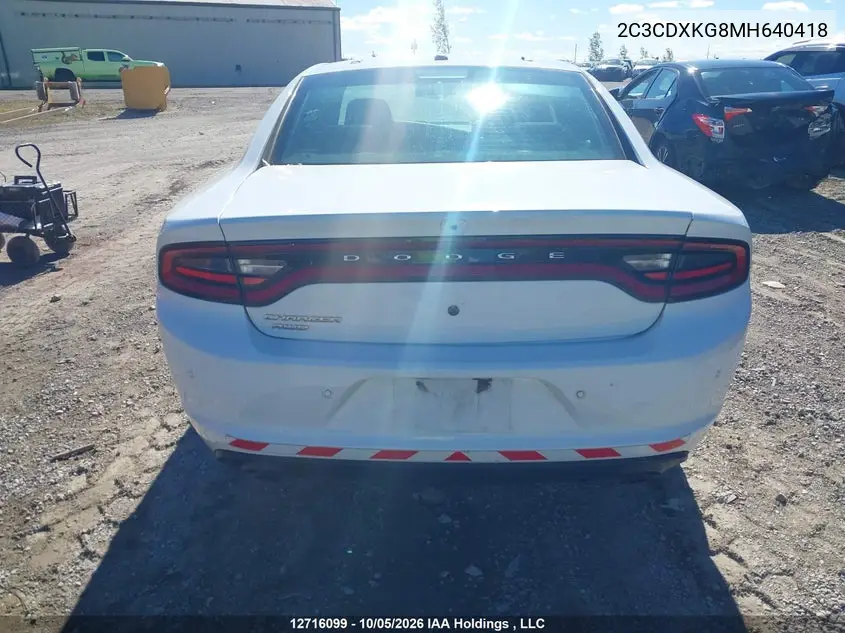 2021 DODGE CHARGER VIN 2C3CDXKG8MH640418 — фото 17
