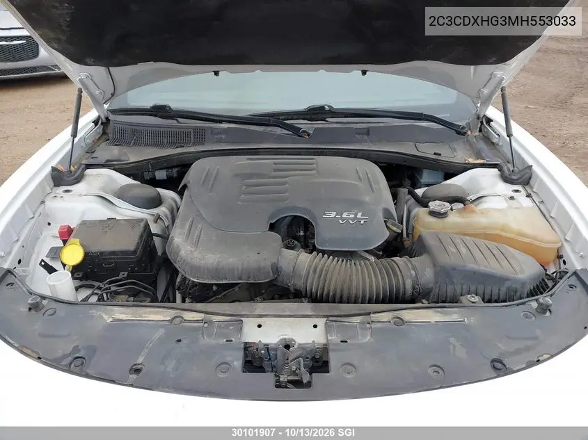 2021 DODGE CHARGER VIN 2C3CDXHG3MH553033 — фото 10