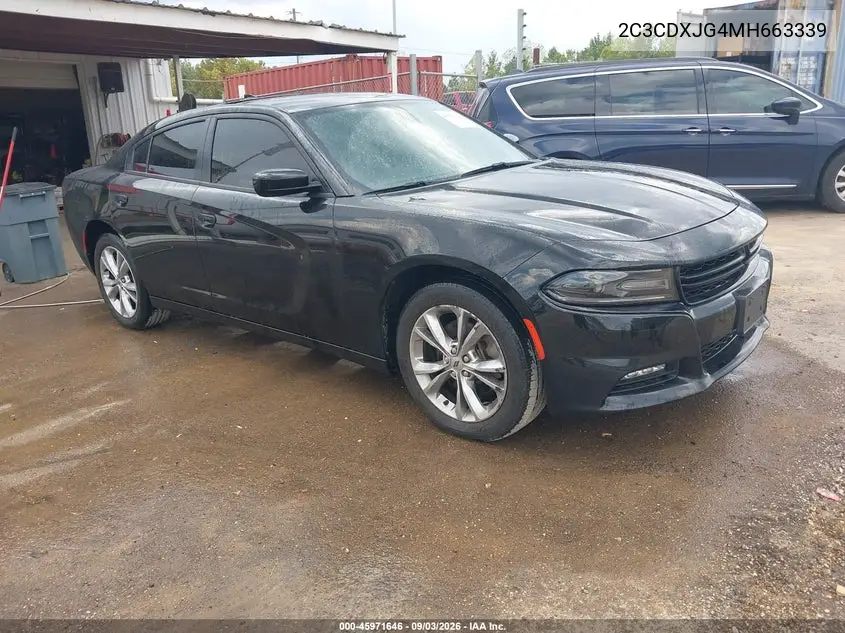 DODGE CHARGER 2021, VIN 2C3CDXJG4MH663339