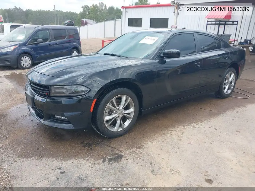 2021 DODGE CHARGER VIN 2C3CDXJG4MH663339 — фото 2
