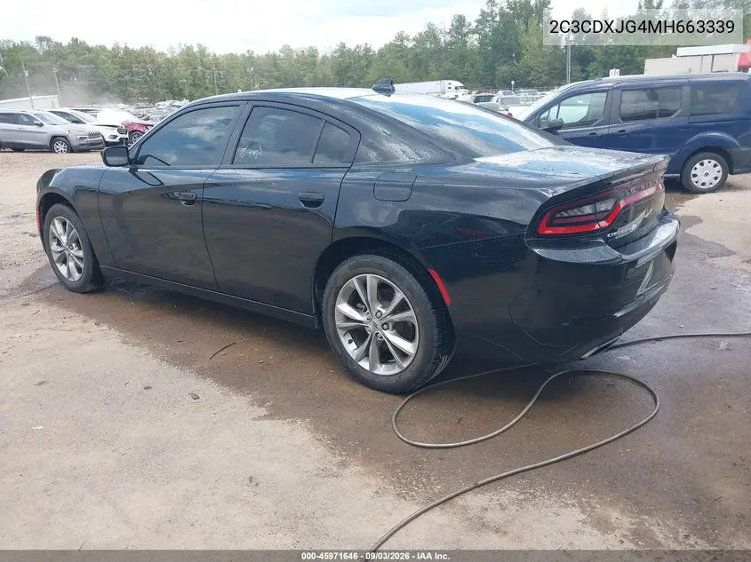 2021 DODGE CHARGER VIN 2C3CDXJG4MH663339 — фото 3