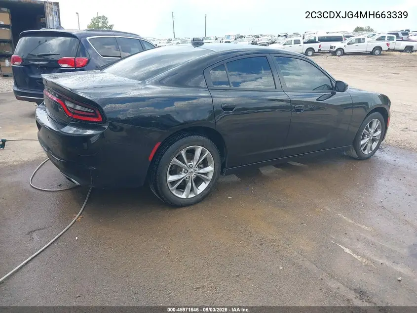 2021 DODGE CHARGER VIN 2C3CDXJG4MH663339 — фото 4