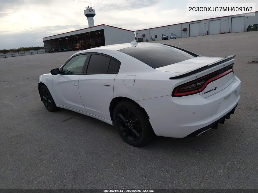 2021 DODGE CHARGER VIN 2C3CDXJG7MH609162 — фото 3