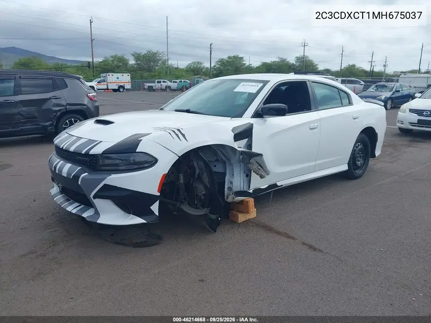 2021 DODGE CHARGER VIN 2C3CDXCT1MH675037 — фото 2