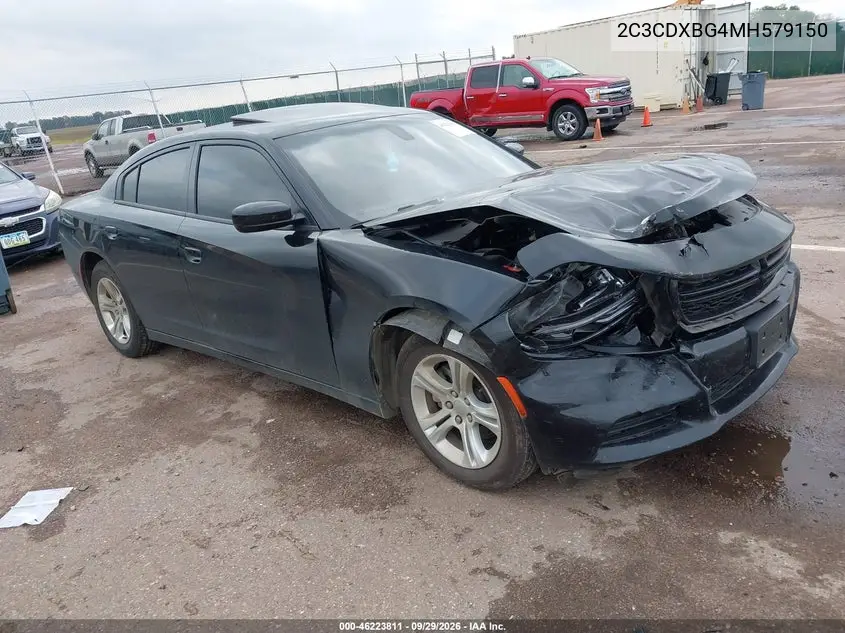 DODGE CHARGER 2021, VIN 2C3CDXBG4MH579150