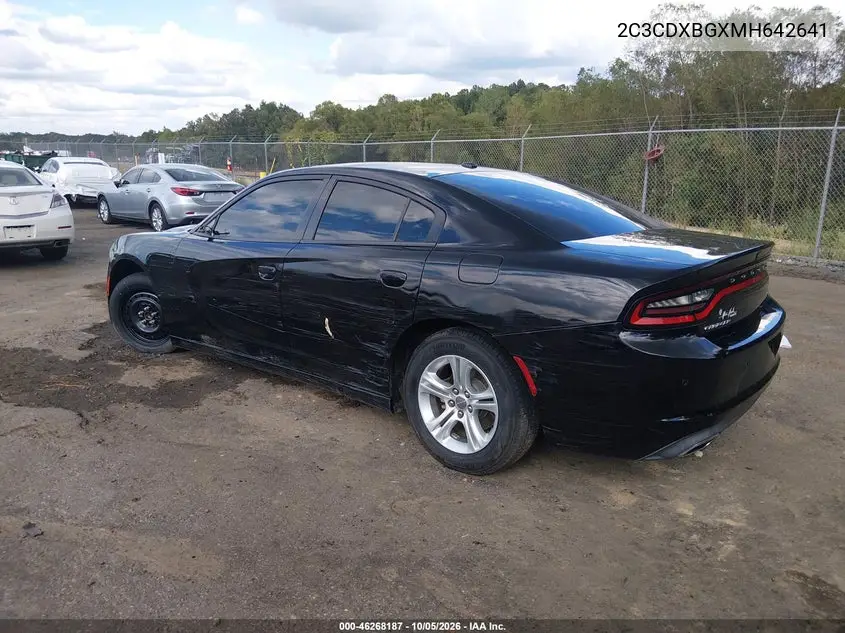 2021 DODGE CHARGER VIN 2C3CDXBGXMH642641 — фото 3