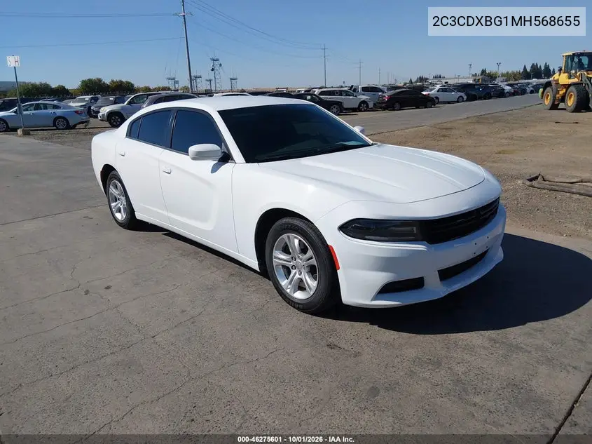 DODGE CHARGER 2021, VIN 2C3CDXBG1MH568655