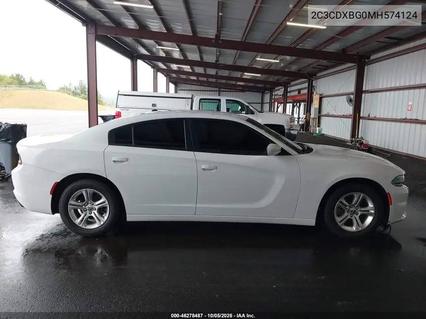 2021 DODGE CHARGER VIN 2C3CDXBG0MH574124 — фото 18