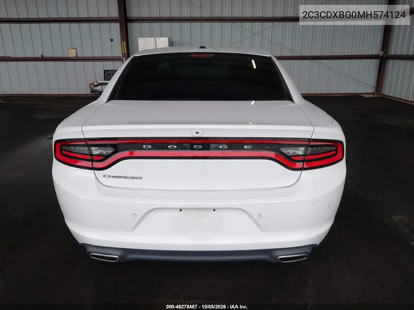 2021 DODGE CHARGER VIN 2C3CDXBG0MH574124 — фото 21