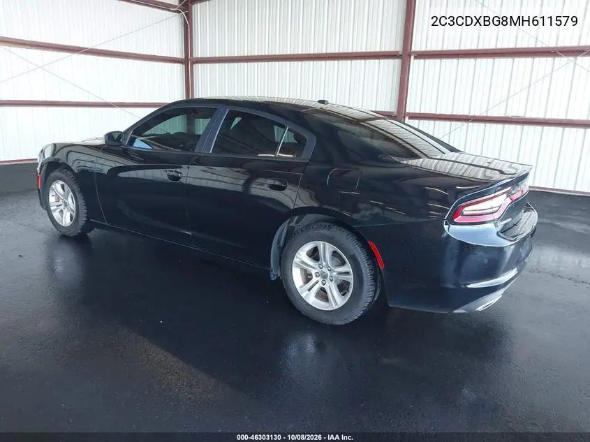 2021 DODGE CHARGER VIN 2C3CDXBG8MH611579 — фото 3