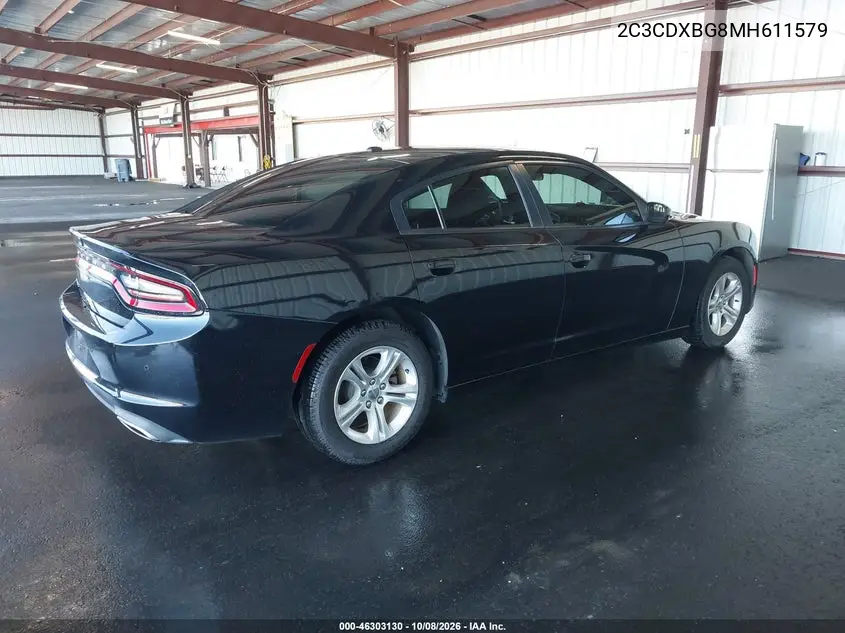 2021 DODGE CHARGER VIN 2C3CDXBG8MH611579 — фото 4