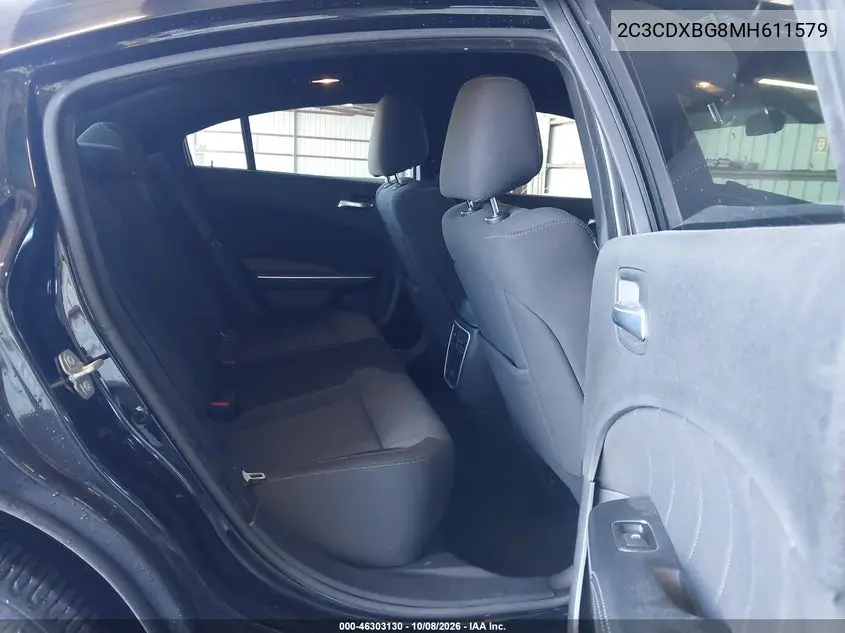 2021 DODGE CHARGER VIN 2C3CDXBG8MH611579 — фото 8