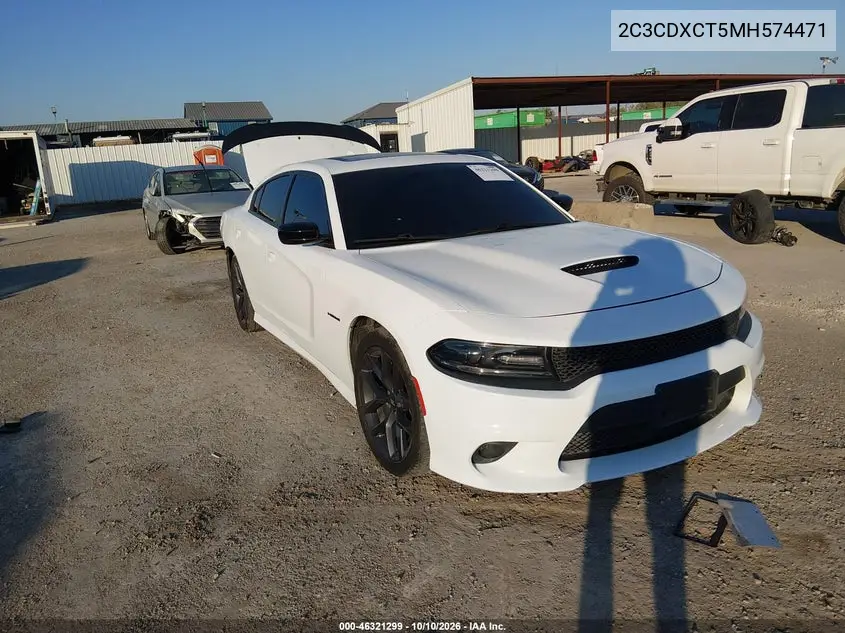 DODGE CHARGER 2021, VIN 2C3CDXCT5MH574471