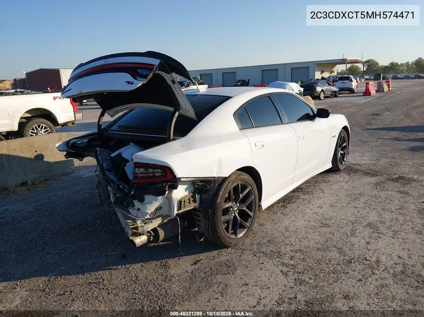 2021 DODGE CHARGER VIN 2C3CDXCT5MH574471 — фото 4