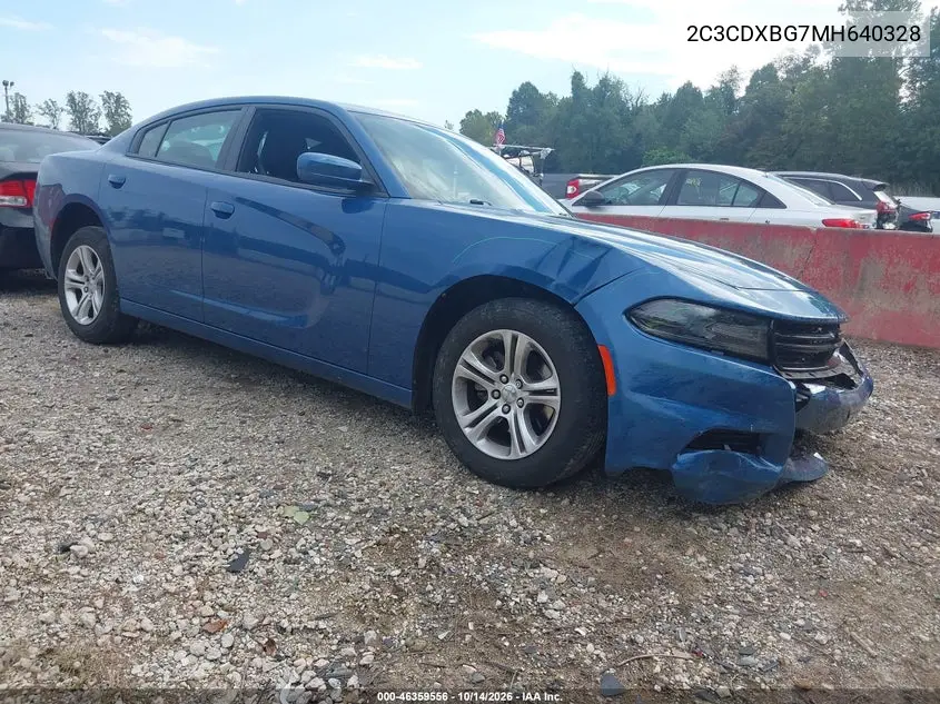 DODGE CHARGER 2021, VIN 2C3CDXBG7MH640328