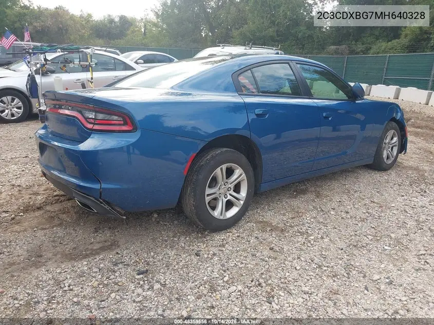 2021 DODGE CHARGER VIN 2C3CDXBG7MH640328 — фото 4