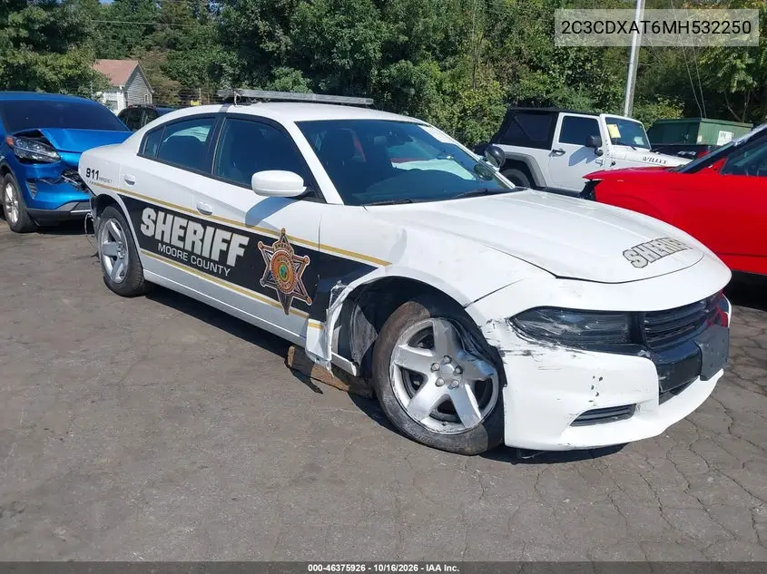 DODGE CHARGER 2021, VIN 2C3CDXAT6MH532250