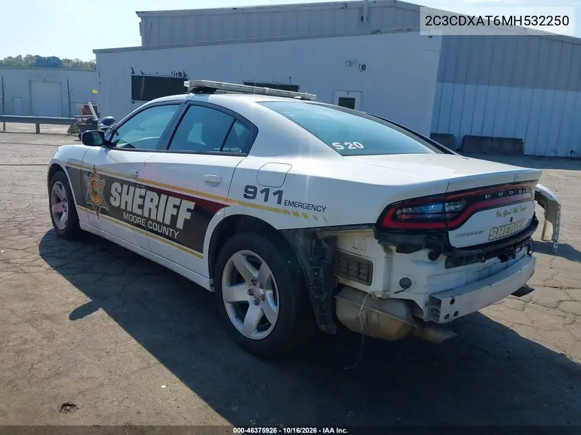 2021 DODGE CHARGER VIN 2C3CDXAT6MH532250 — фото 3