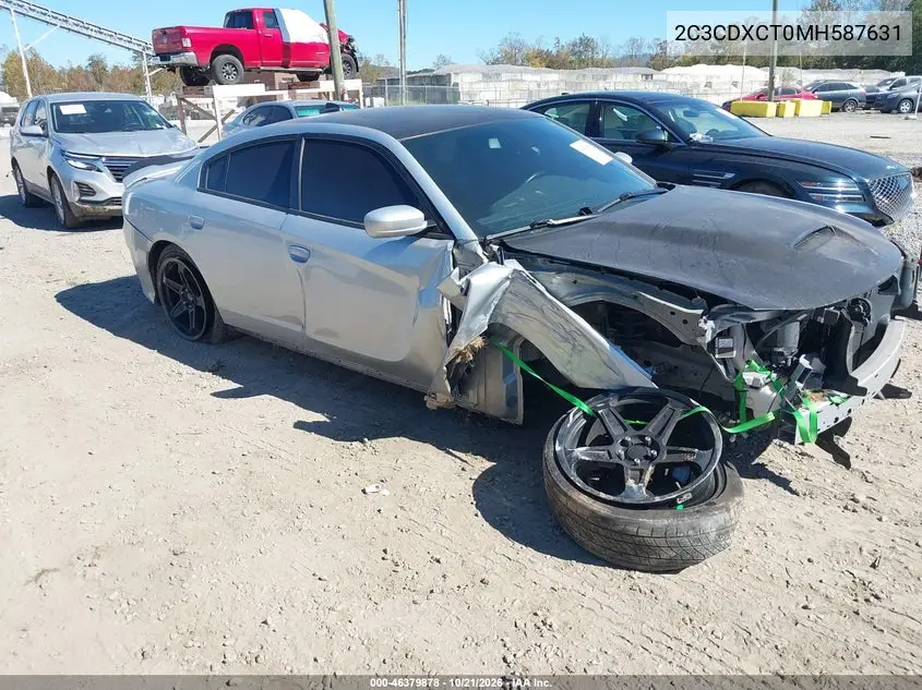 DODGE CHARGER 2021, VIN 2C3CDXCT0MH587631