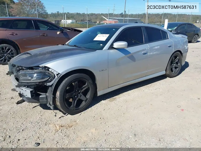 2021 DODGE CHARGER VIN 2C3CDXCT0MH587631 — фото 2