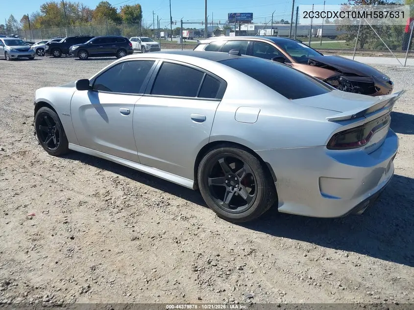 2021 DODGE CHARGER VIN 2C3CDXCT0MH587631 — фото 3