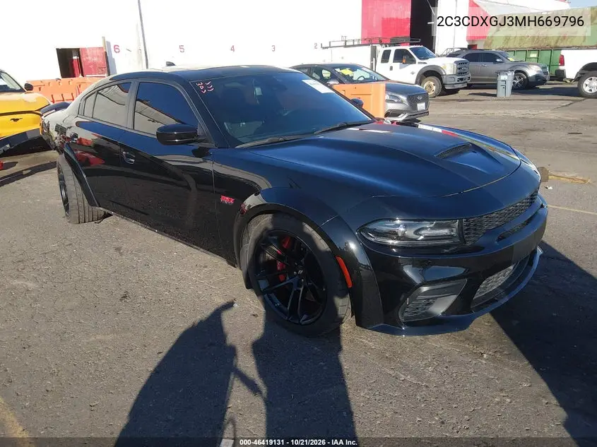 DODGE CHARGER 2021, VIN 2C3CDXGJ3MH669796