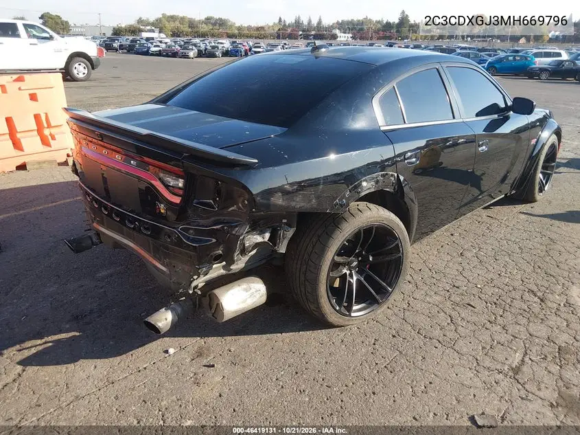 2021 DODGE CHARGER VIN 2C3CDXGJ3MH669796 — фото 4