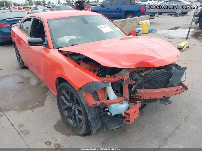 DODGE CHARGER 2021, VIN 2C3CDXBG0MH607963