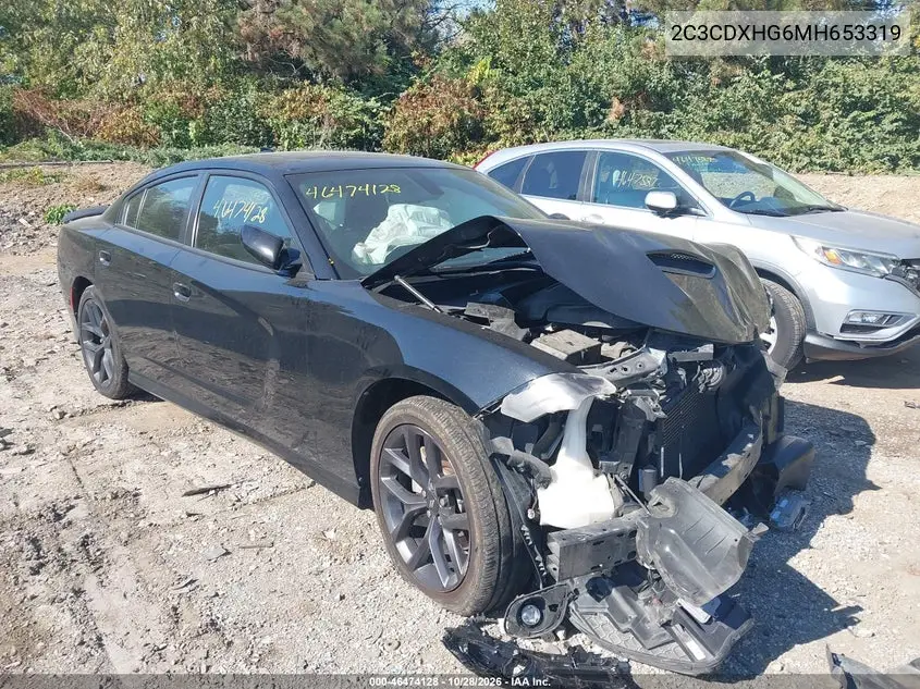 DODGE CHARGER 2021, VIN 2C3CDXHG6MH653319