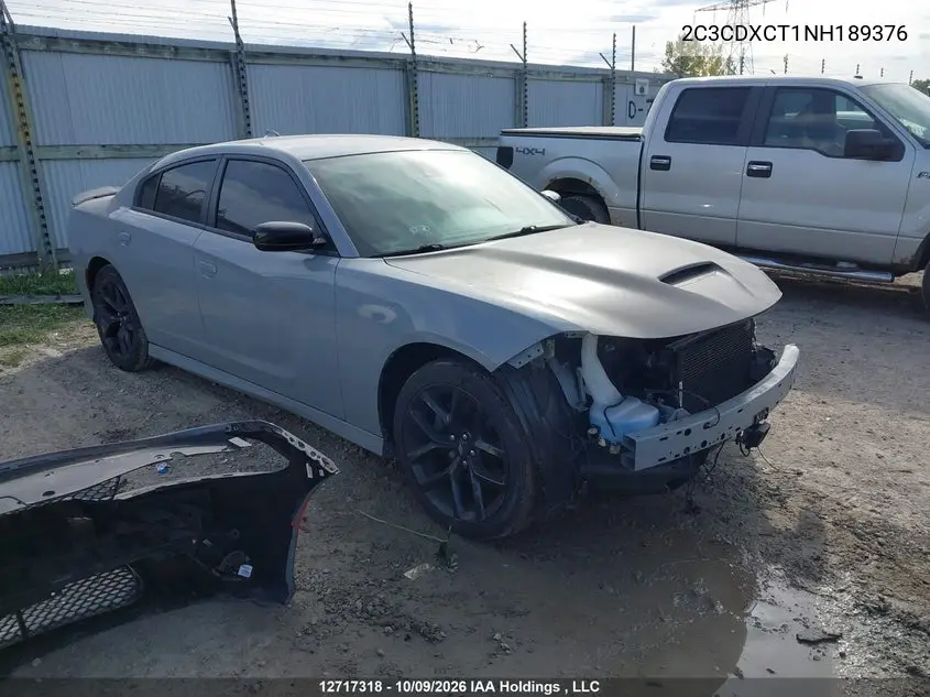 DODGE CHARGER 2022, VIN 2C3CDXCT1NH189376