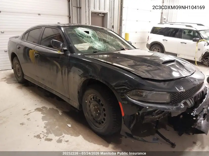 DODGE CHARGER 2022, VIN 2C3CDXMG9NH104169
