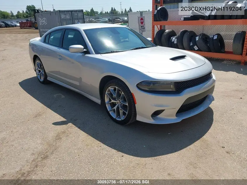 DODGE CHARGER 2022, VIN 2C3CDXHG2NH119204