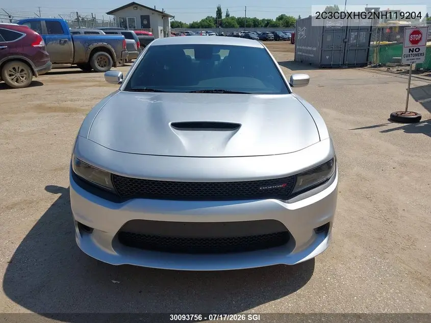 2022 DODGE CHARGER VIN 2C3CDXHG2NH119204 — фото 13