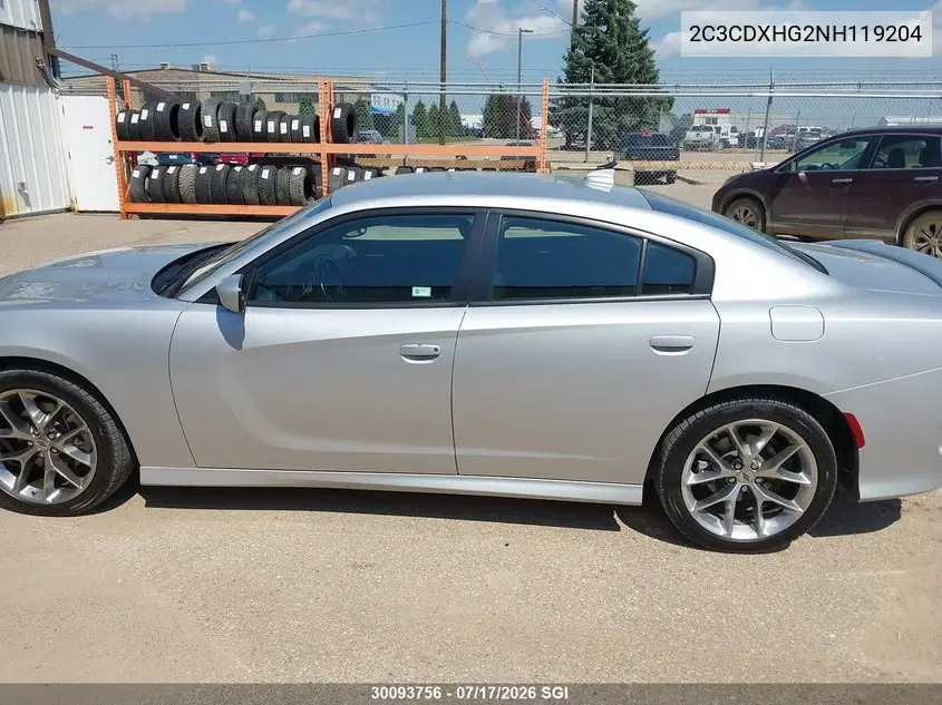 2022 DODGE CHARGER VIN 2C3CDXHG2NH119204 — фото 15
