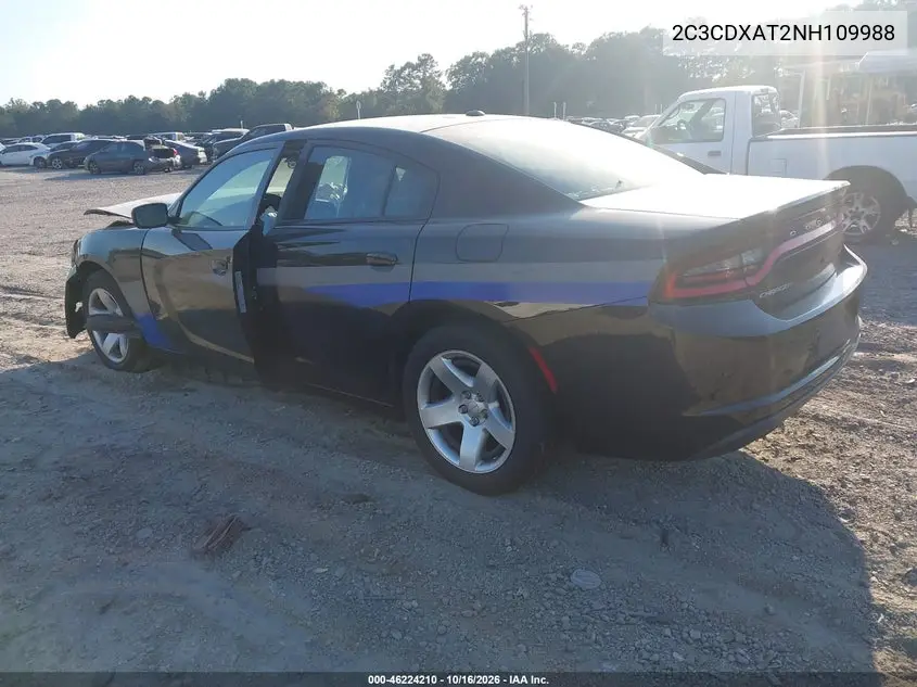 2022 DODGE CHARGER VIN 2C3CDXAT2NH109988 — фото 3